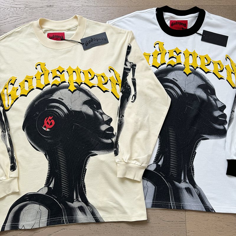 Godspeed Robot Graphic Long-Sleeve T-Shirt