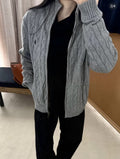 Ralph Lauren Full-Zip Cable-Knit Sweater